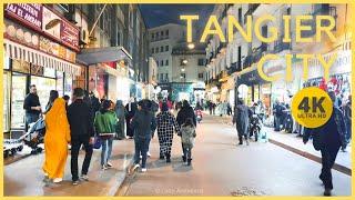 Tangier city walking tour 2024 - Morocco 4k UHD 