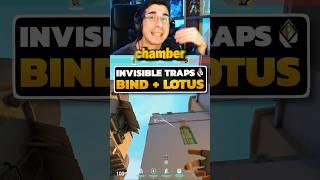 The New Invisible Traps in 2024 ️Chamber valorant tips tricks guides live streamer gameplays