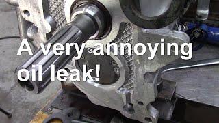 A very annoying oil leak!