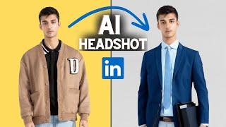 Create LinkedIn/AI Headshots for FREE | How to change clothes with AI