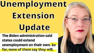 Unemployment Extension Update:  So Far No States Have Said They Will Extend Unemployment Benefits