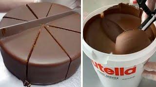 NUTELLA Chocolate Cakes Are Very Creative And Tasty #5 | The Best Chocolate Cake Ideas