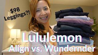 Best Leggings | Lululemon Align Vs. Wunder Under Leggings Review| Tiana Le