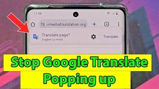 Disable google translate popup chrome