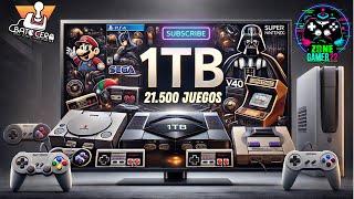 BatoceraHyper Pack 1TB V40La Mejor Coleccion Con MAS DE 94 SISTEMAS Y 21.500 JUEGOS en Tu PC2024