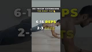  The BEST Triceps Exercise! (No Equipment)