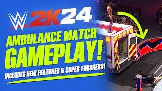 WWE 2K24 Ambulance Match: Seth Rollins vs Roman Reigns (Full Match Gameplay)