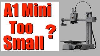 Is Under $200 A1 Mini 3D Printer Too Small?