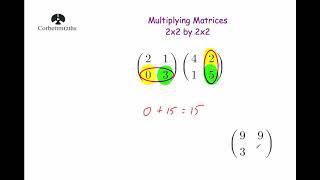 Multiplying Matrices 2x2 by 2x2 - Corbettmaths