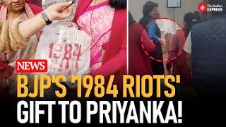 BJP MP Aparajita Sarangi gifts 1984 bag to Congress' Priyanka Gandhi Vadra | Tote Bag