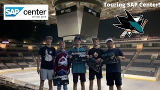 Going on a Tour of the Sharks' Stadium, SAP Center, in San Jose!