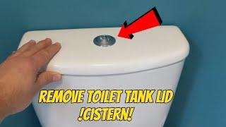 Remove Toilet Tank Lid (Cistern)