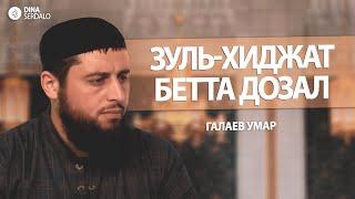 «Зуль-Хиджат бетта дозал» — Галаев Умар