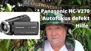 Panasonic HC-V270 Camcorder defekt. Autofocus und Zoom hängt. Wer weiß Rat?