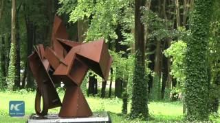 Outdoor sculptures by Chinese artists on display in UK