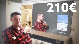 DIY smarter Spiegelschrank fürs Bad - Smartmirror für 210 Euro selber bauen