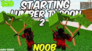 Sarting Lumber Tycoon 2 As A Noob New Series EP#1 (*LT2*)