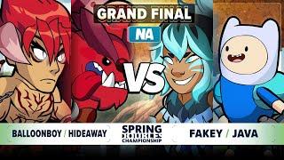 BalloonBoy & Hideaway vs Fakey & Java - GRAND FINAL - Spring Championship 2024 - NA 2v2