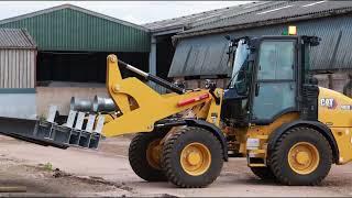 908 High Lift and Pallet Forks at Work | Next Generation Cat® Compact Wheel Loaders