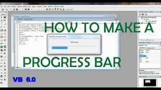 How to make a Progress-bar in Visual basic 6.0