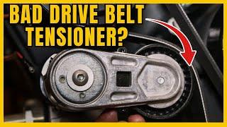 TOP  7 SYMPTOMS OF A BAD DRIVE BELT TENSIONER | SIGNS DRIVE BELT TENSIONER IS BAD