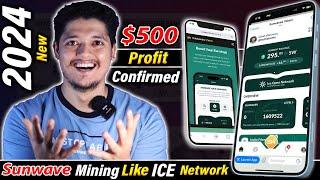 100 Token = $0.06  - Sunwave Network Telegram Bot Mining New | Free Crypto Mining Android 2024 