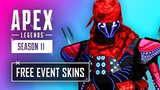 "DARK DEPTHS" Thematic Event FREE SKINS - Apex Legends Season 11