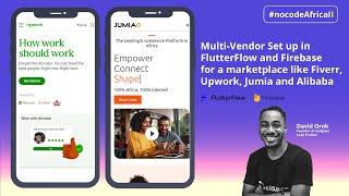 How to set up Multi-Vendor app in FlutterFlow for a marketplace like Fiverr, Upwork, and Jumia