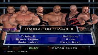 WWE SmackDown! HCTP - TripleH,BrockLesnar,Undertaker,Goldberg,Kane,KevinNash (ELIMINATION CHAMBER)