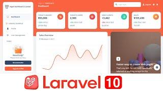 How to Create Argon Dashboard 2 Laravel 10 Admin Panel | Install Laravel Admin Panel | Laravel 10