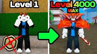 Robux-Free Noob To Max Level 4000! - King Legacy Roblox