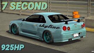 NISSAN SKYLINE GTR R34 GEARBOX SETTINGS || 925HP 1804NM || CAR PARKING MULTIPLAYER NEW UPDATE