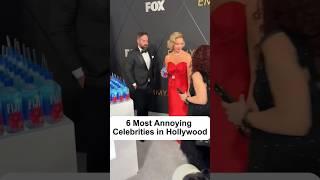 6 Most Annoying Celebrities in Hollywood #hollywood #celebrity #celebnews #shortvideo #entertainment