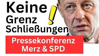 Pressekonferenz: Merz Migrationspolitik, nur leere Wahlversprechen!