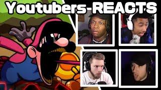 YOUTUBERS REACT to Turmoil Mario's last second attack during Last Course (Reaction Compilation)