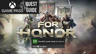 For Honor Monthly Xbox Game Pass Quest Guide - Complete One Objective Below Get 2 Kills