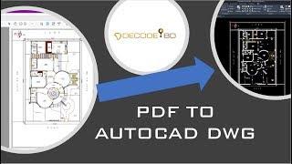 Pdf to Autocad dwg file converter