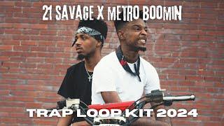 [FREE LOOP KIT] 21 SAVAGE X METRO BOOMIN DARK/TRAP LOOPS 2024 (Trap, Dark, Piano, Flute Loop Kit)