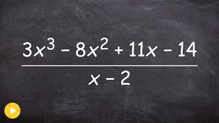 Synthetic division learn how to divide