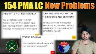 154 PMA Long Course Candidate Not Registered | Status Pending | Age Criteria Doesn't Match