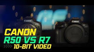 Clog3 is better than HDR PQ Canon R50 vs R7 | 10 Bit video mode comparison | HDR PQ vs Clog3