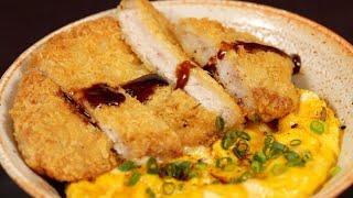 Crispy Perfection: Open-Faced Katsudon with Crunchy Pork Cutlet! Tojinai Katsudon Recipe