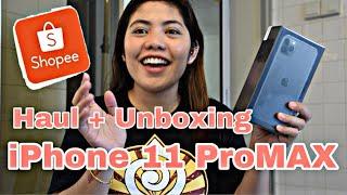Unboxing Iphone 11ProMax + Shopee Haul 2019