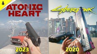 Atomic Heart vs Cyberpunk 2077 - Details and Physics Comparison