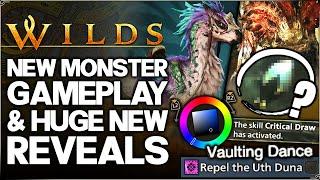 Monster Hunter Wilds - New Monster Gameplay, BIG Weapon Changes, Hitstop Back, Armor Skills & More!