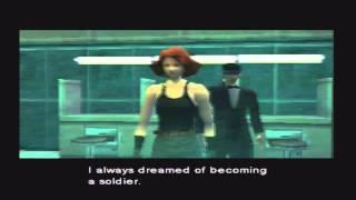 Metal Gear Solid 1 - Meryl cutscene after the ninja battle.