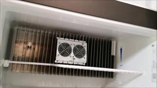 Auxiliary fans to keep your RV absorption refrigerator cold and temperature monitor