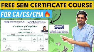 Free SEBI Certificate Course| SEBI Investor Certification Examination| NISM Certification course