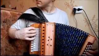 Цыганочка на новой гармони(май 2015г)(Gipsygirl(tsyganochka) on handmade accordion)