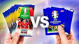 EURO 2024 CARDS vs EURO 2024 STICKERS!! (Pack Opening Battle!)